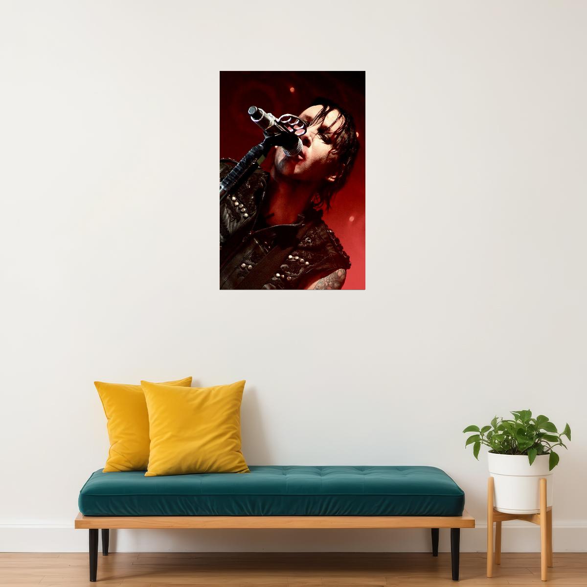 Marilyn Manson Actress Rock Musician Poster Wall Art Print Home Wall Decor