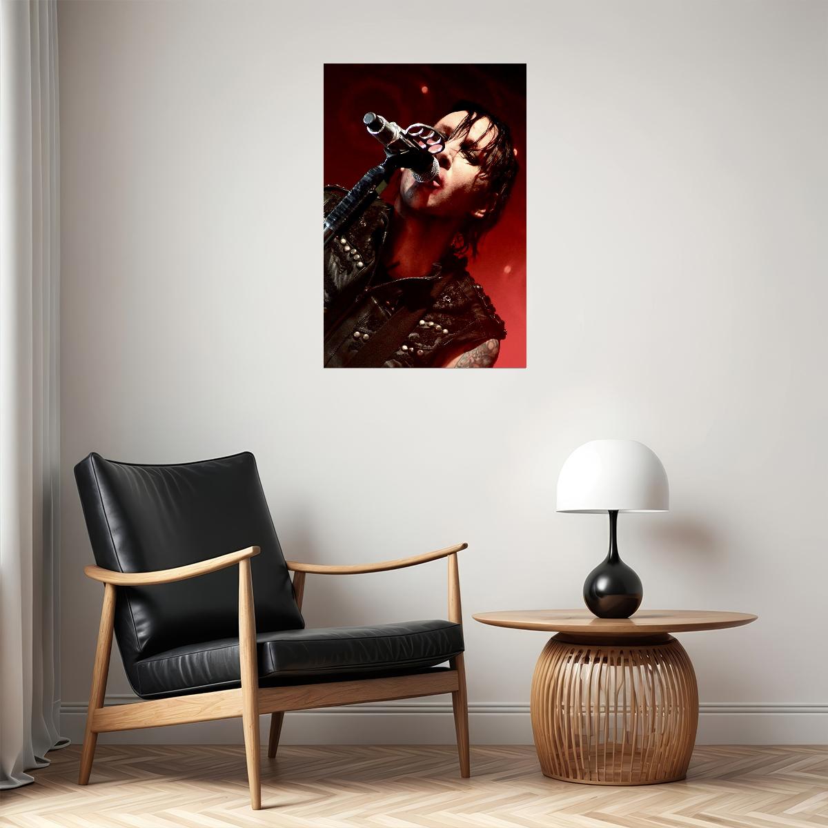 Marilyn Manson Actress Rock Musician Poster Wall Art Print Home Wall Decor