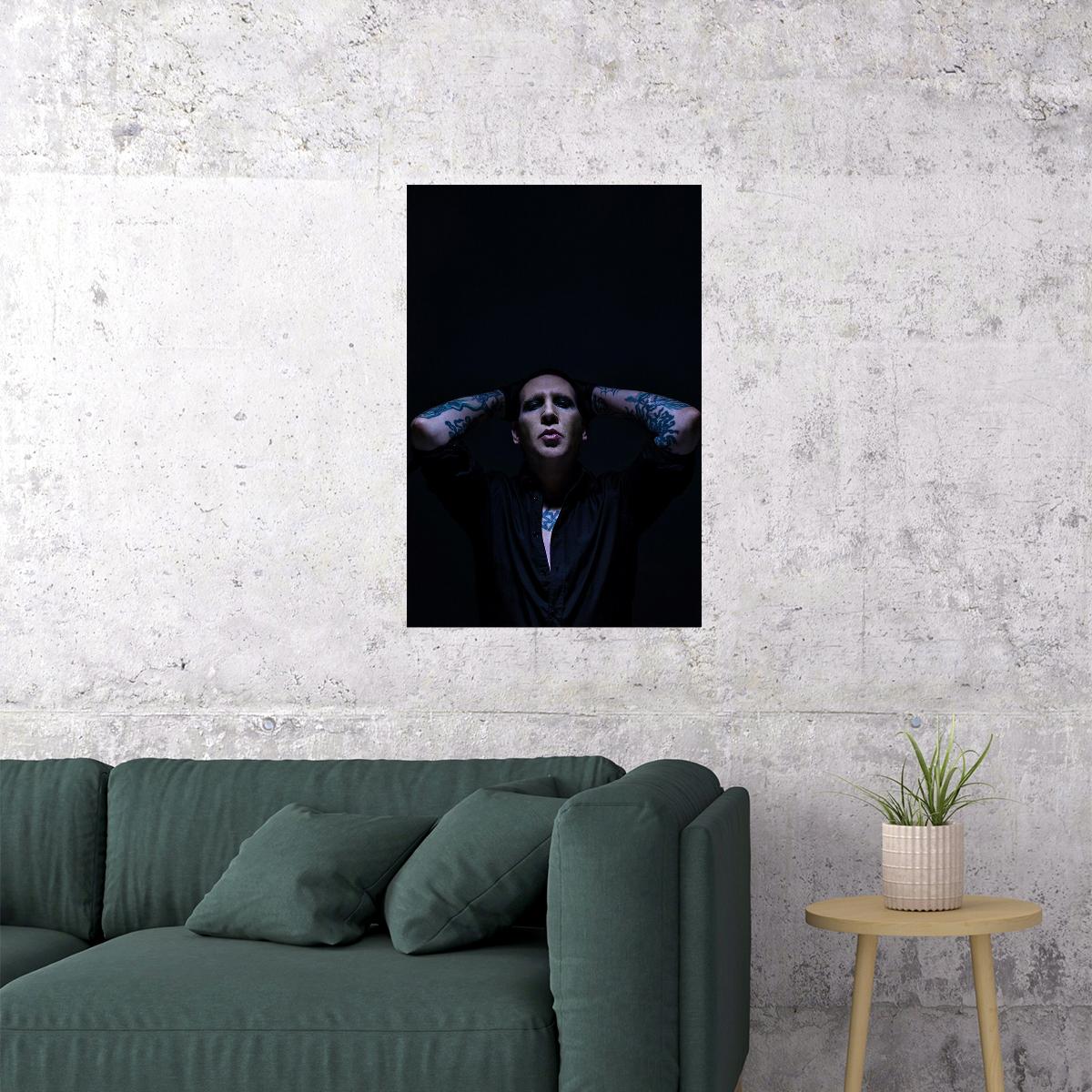 Marilyn Manson Rock Musician Poster Wall Art Print Home Wall Decor