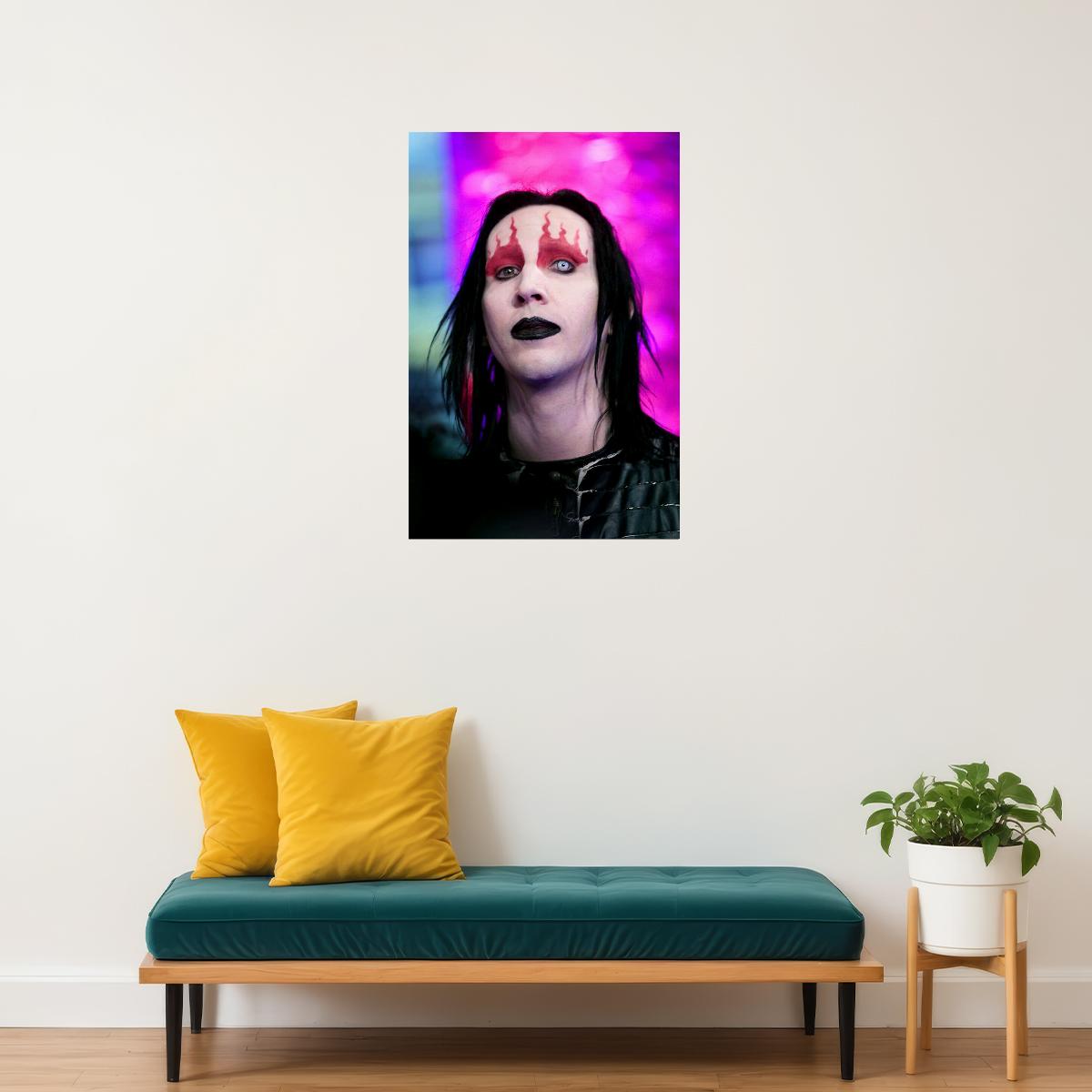 Marilyn Manson Rock Musician Poster Wall Art Print Home Wall Decor