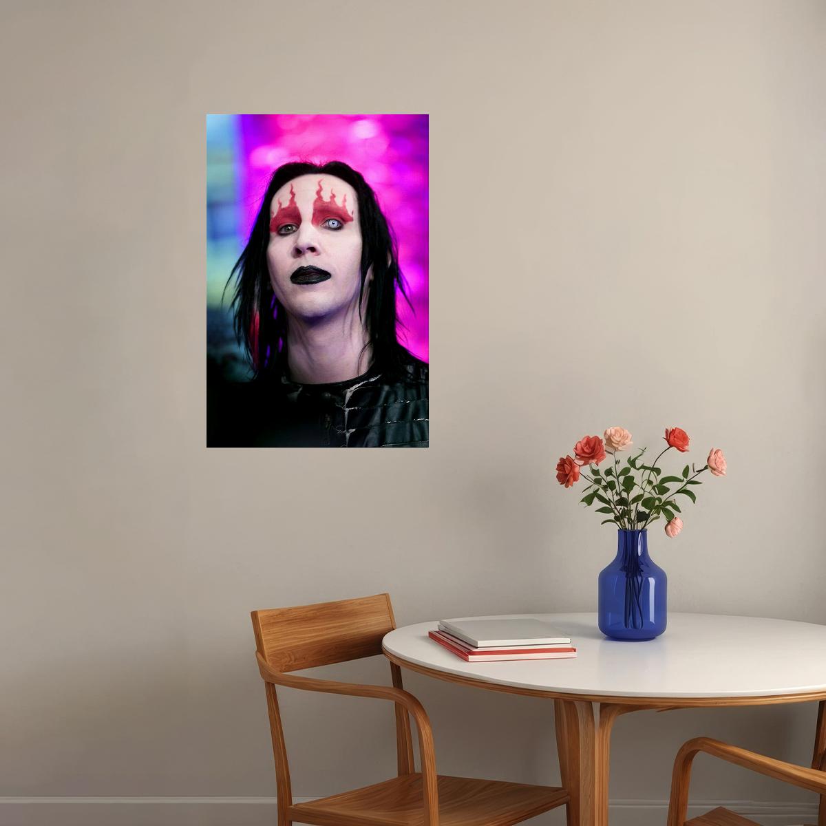 Marilyn Manson Rock Musician Poster Wall Art Print Home Wall Decor
