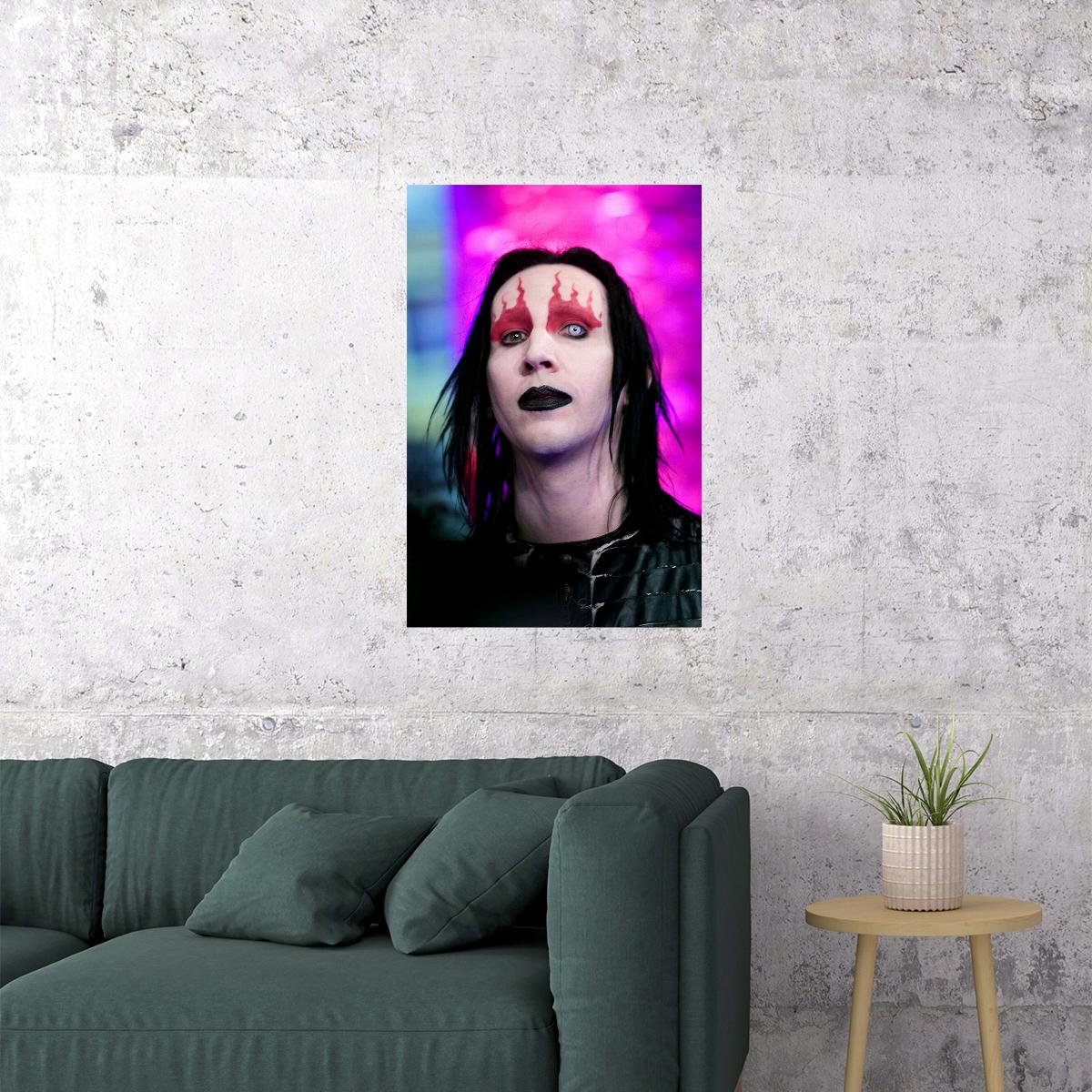 Marilyn Manson Rock Musician Poster Wall Art Print Home Wall Decor