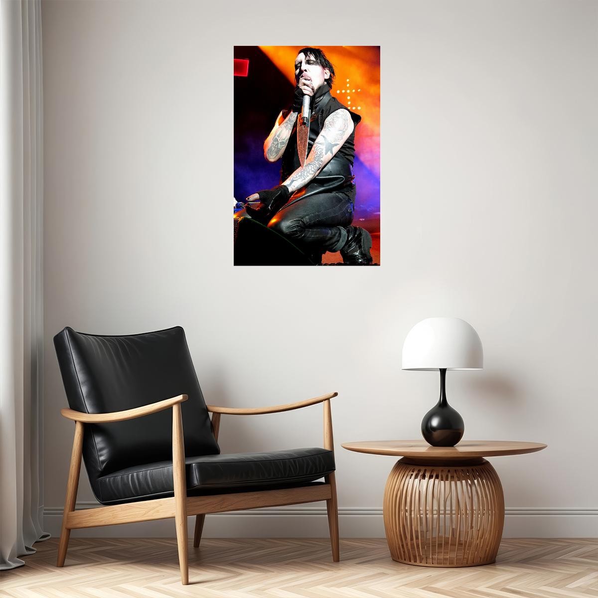Marilyn Manson Actress Singer Musician Poster Wall Art Print Home Wall Decor