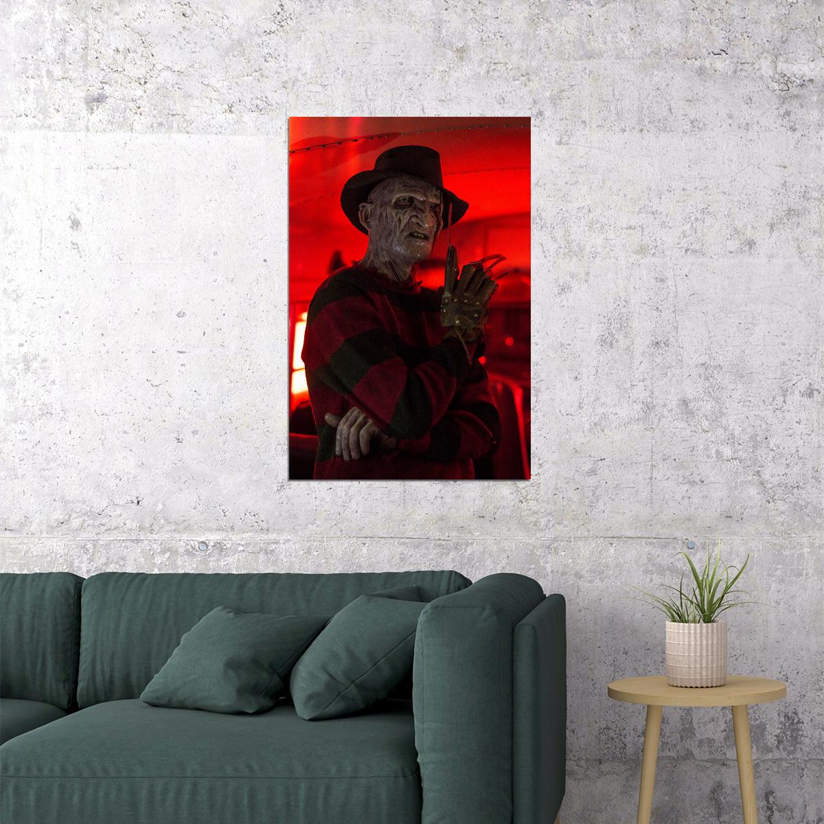 Nightmare On Elm Street Classic Horror Usa Movie Poster Wall Art Print Home Wall Decor