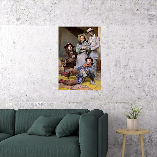 Cast Of The Wizard Of Oz Movie Action Poster Wall Art Print Home Wall Decor