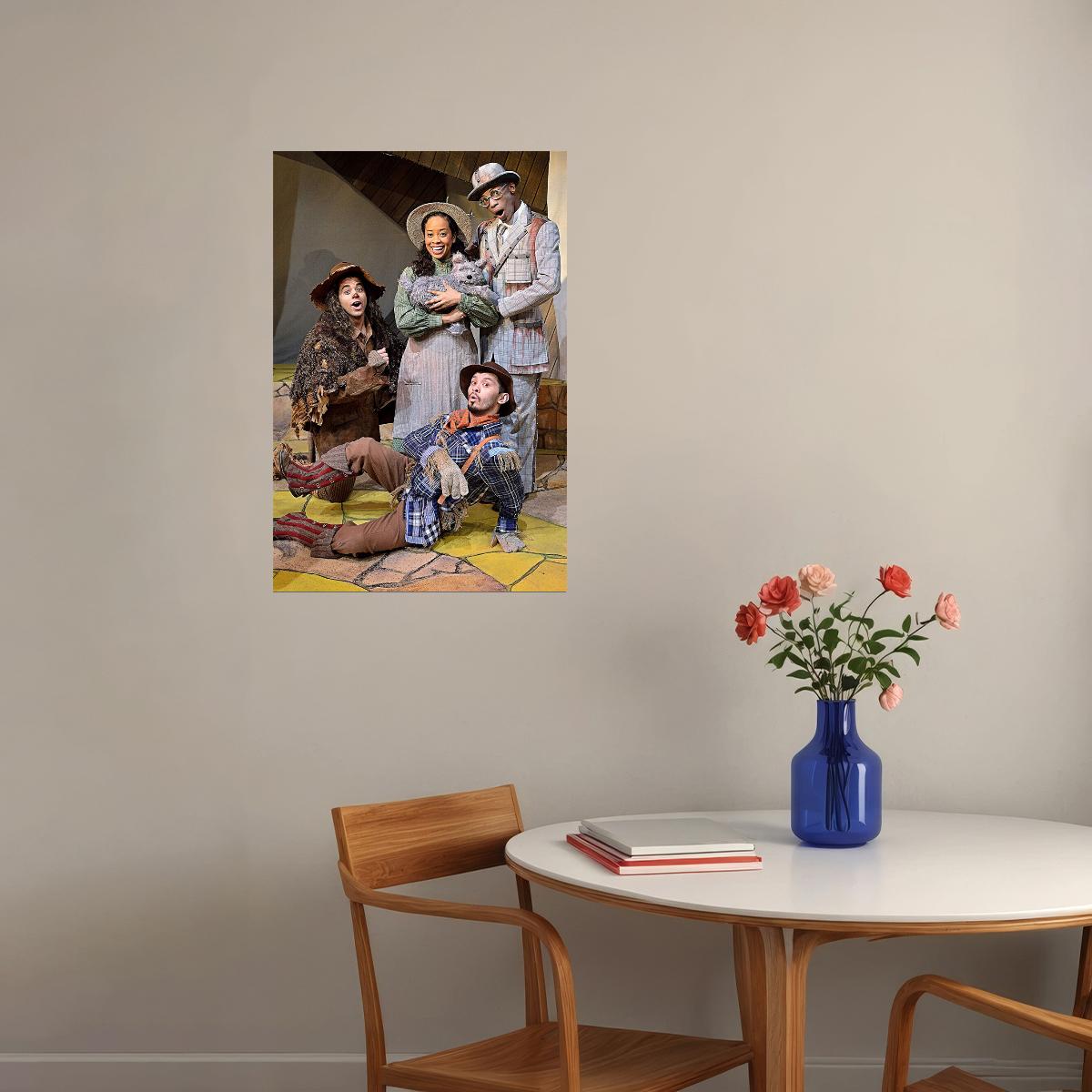Cast Of The Wizard Of Oz Movie Action Poster Wall Art Print Home Wall Decor