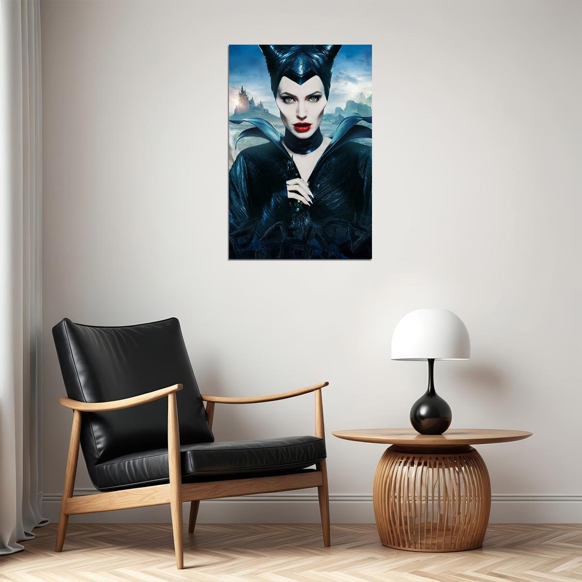 Maleficent Angelina Jolie Movie Action Poster Wall Art Print Home Wall Decor
