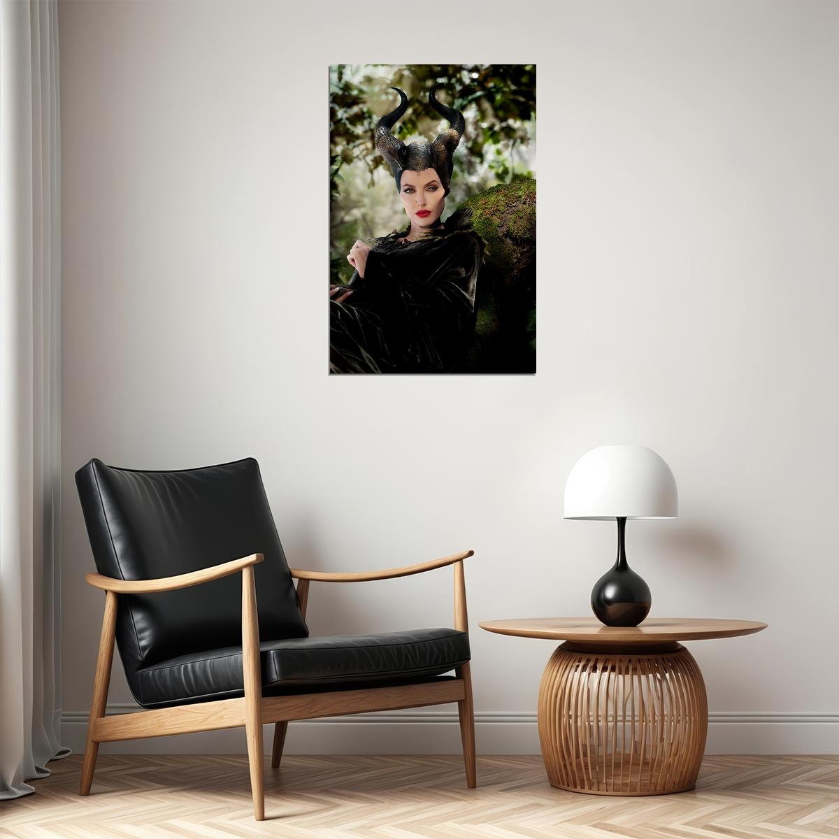 Maleficent Angelina Jolie Movie Action Poster Wall Art Print Home Wall Decor