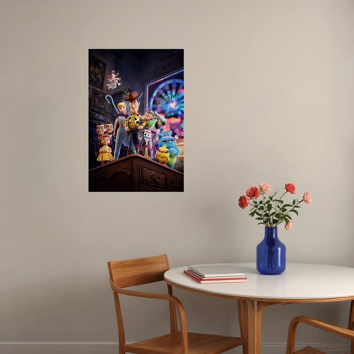 Toy Story Woody Buzz Animaiton Movie Poster Wall Art Print Home Wall Decor