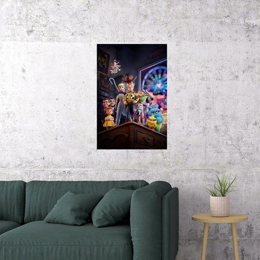 Toy Story Woody Buzz Animaiton Movie Poster Wall Art Print Home Wall Decor