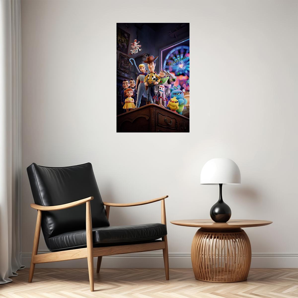 Toy Story Woody Buzz Animaiton Movie Poster Wall Art Print Home Wall Decor