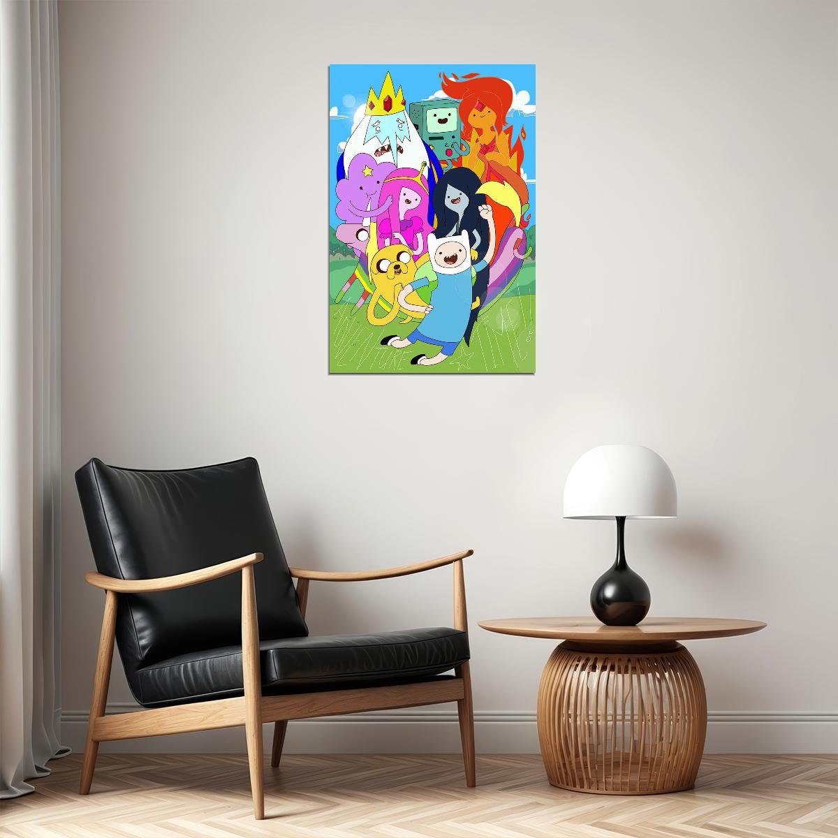 Adventure Time Movie Animation Action Poster Wall Art Print Home Wall Decor