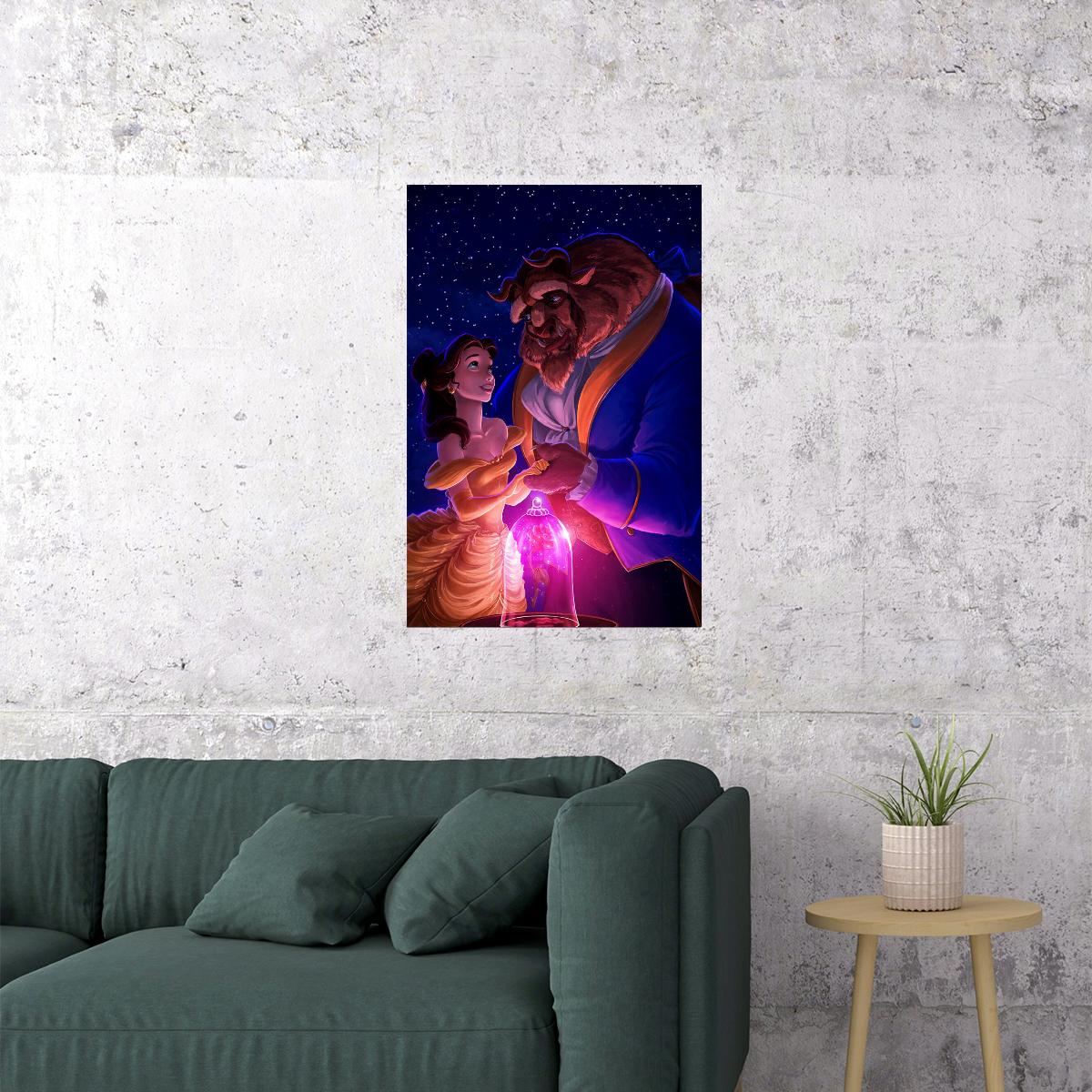 Beauty And The Beast Adventure Movie Poster Wall Art Print Home Wall Decor