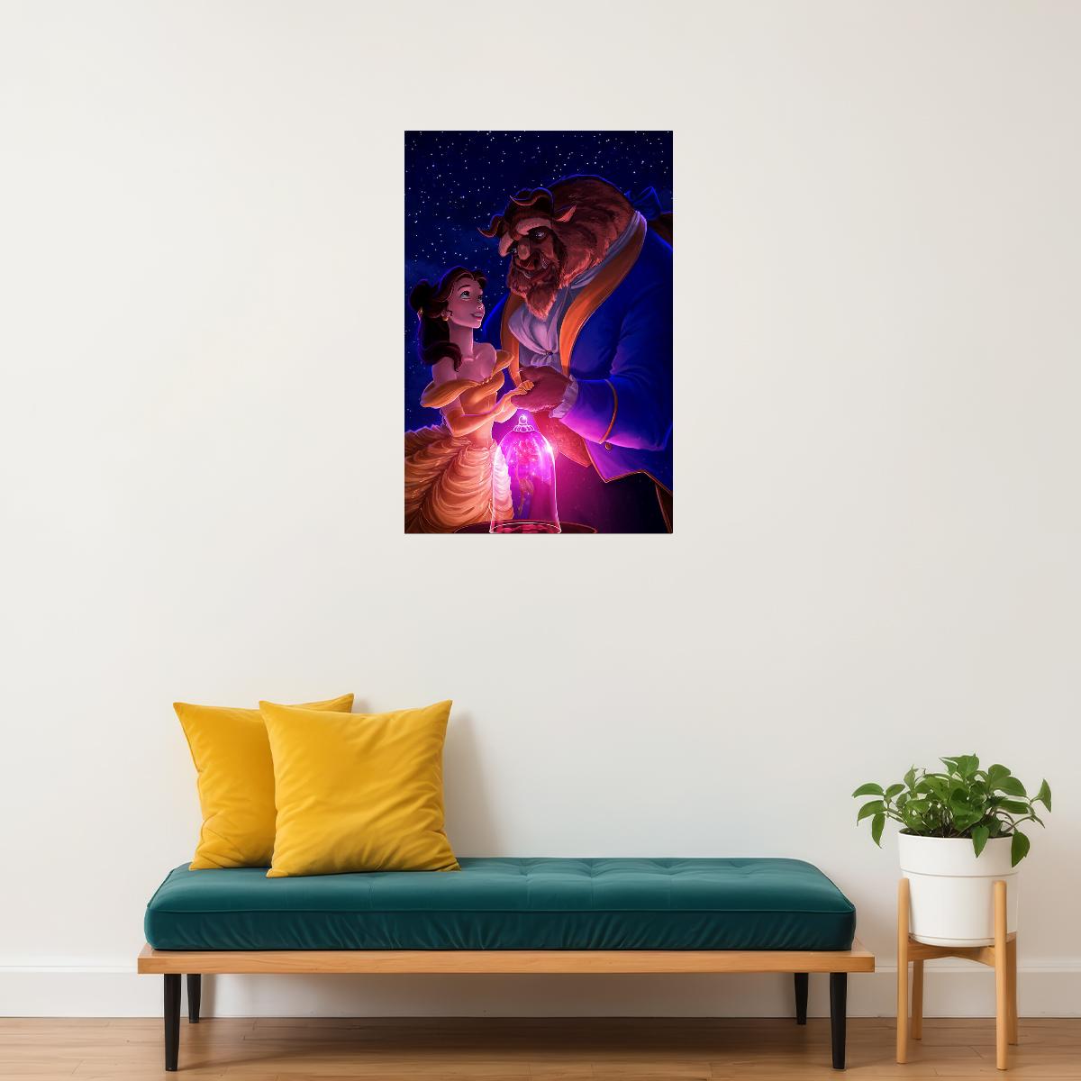 Beauty And The Beast Adventure Movie Poster Wall Art Print Home Wall Decor