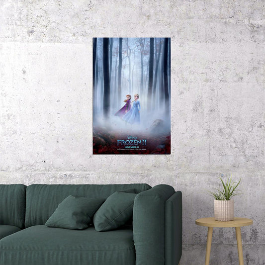 Frozen 2 Movie Animation Adventure Comedy Poster Wall Art Print Home Wall Decor