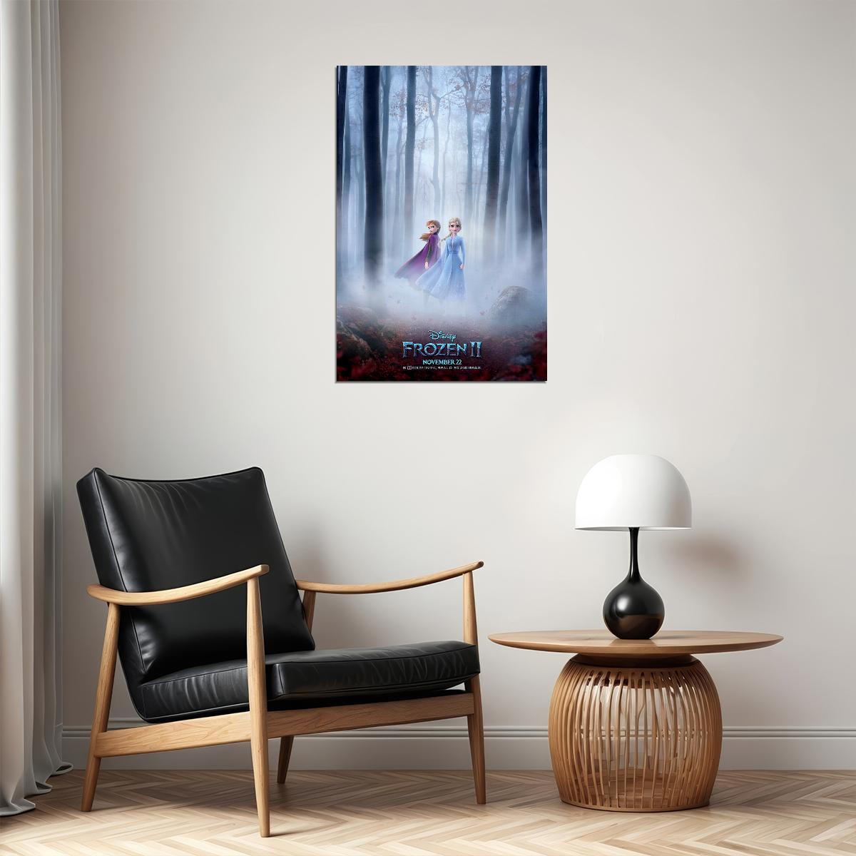 Frozen 2 Movie Animation Adventure Comedy Poster Wall Art Print Home Wall Decor