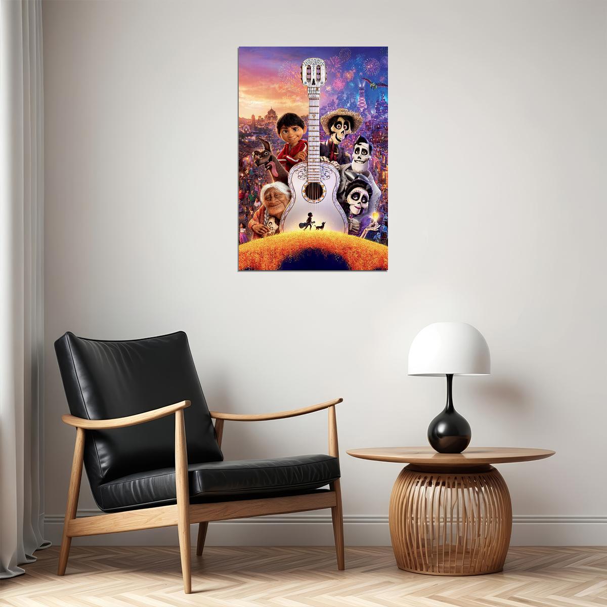 Coco Movie Animation Adventure Poster Wall Art Print Home Wall Decor