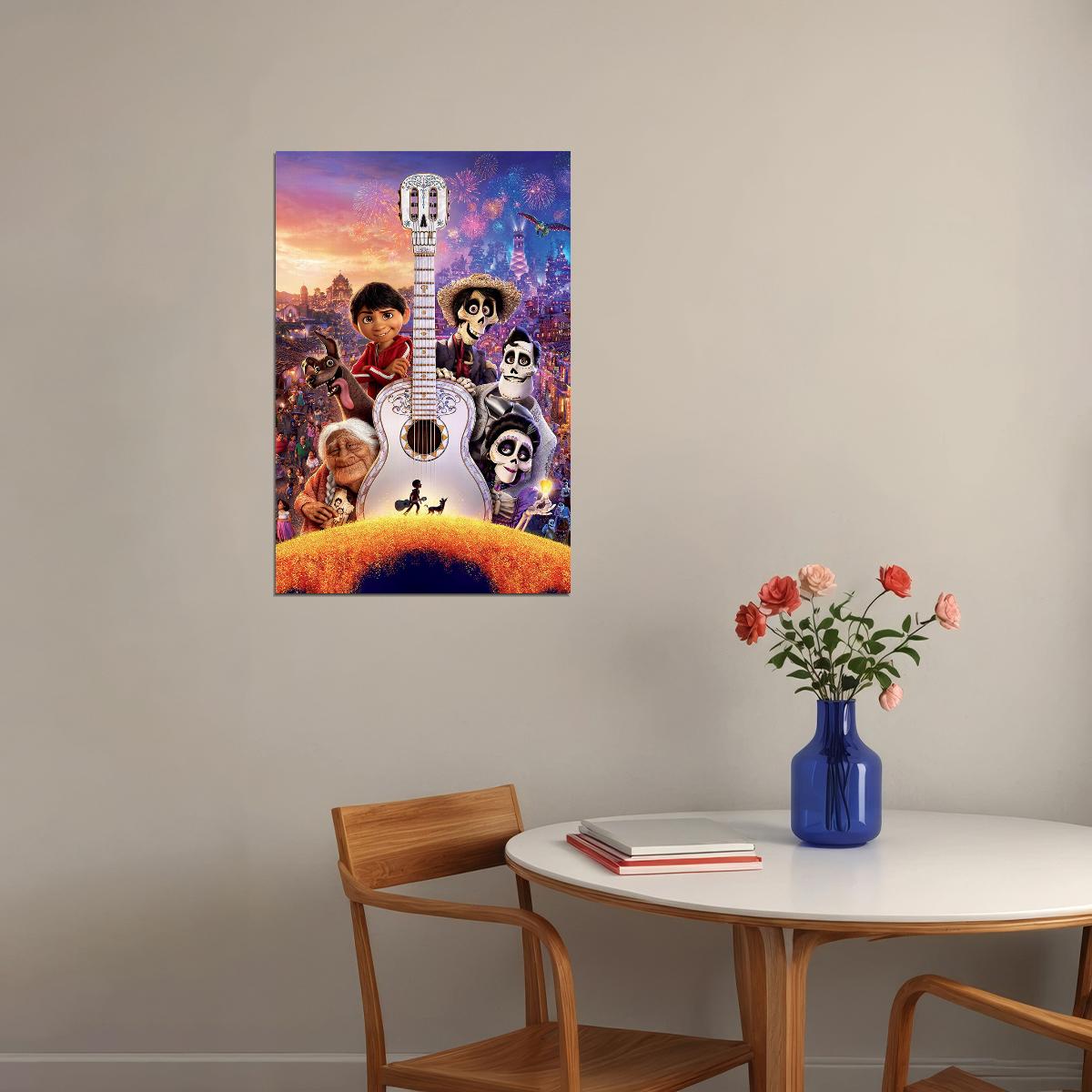 Coco Movie Animation Adventure Poster Wall Art Print Home Wall Decor