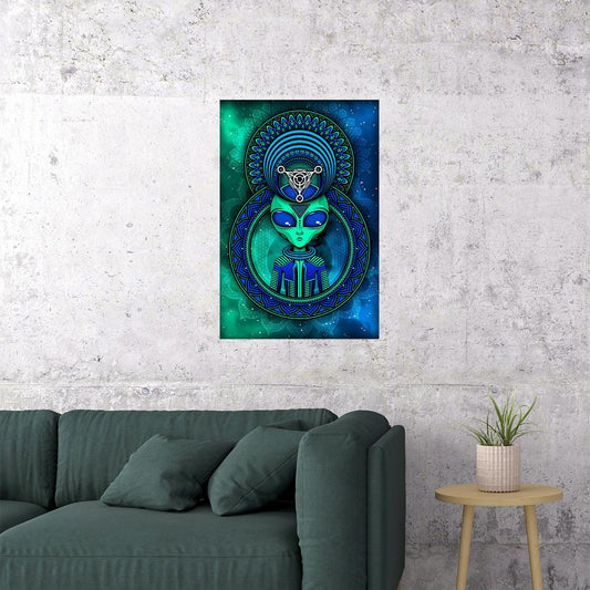 Alien Movie Psychedelic Trippy Abstract Poster Wall Art Print Home Wall Decor