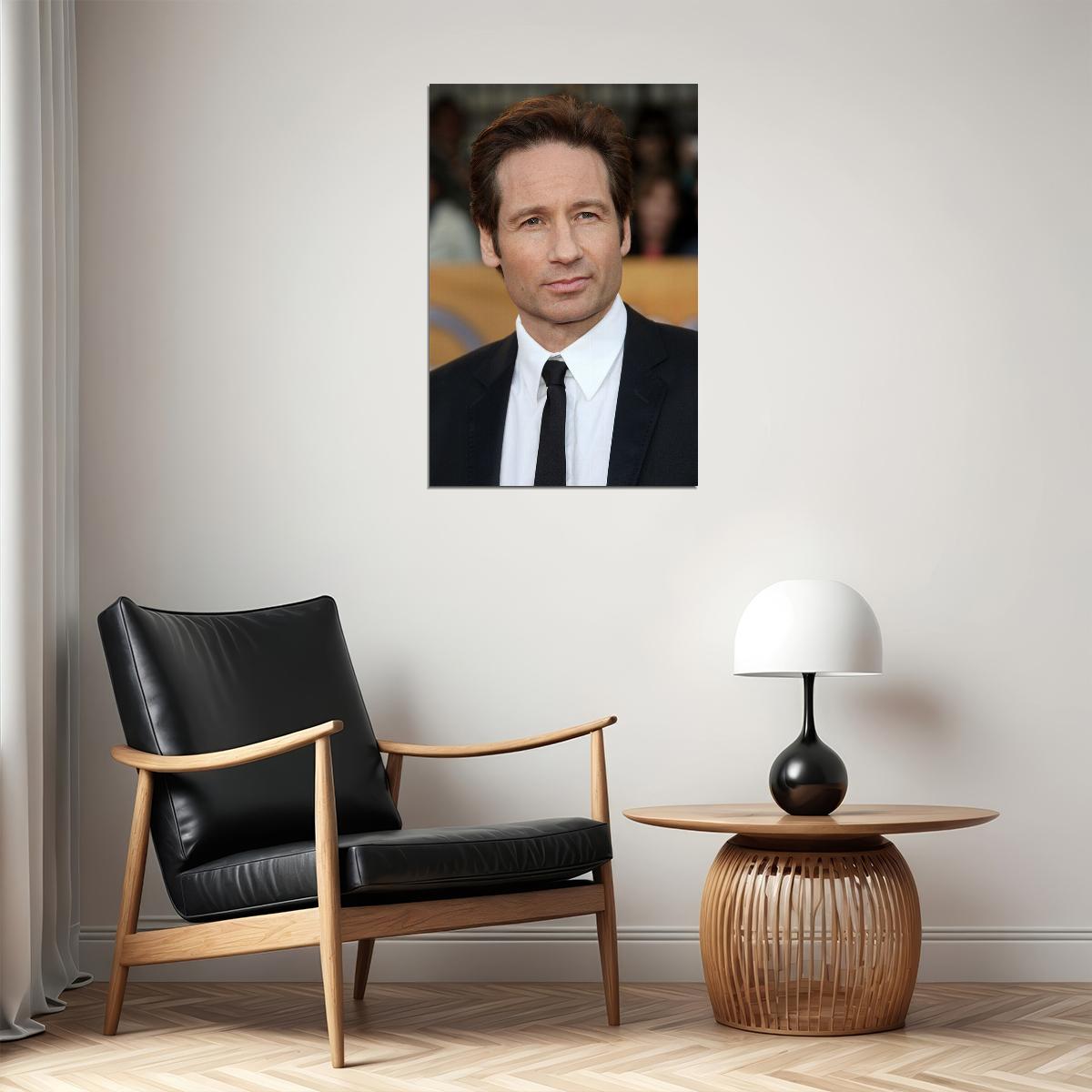 David Duchovny American Tv And Movie Actor Poster Wall Art Print Home Wall Decor