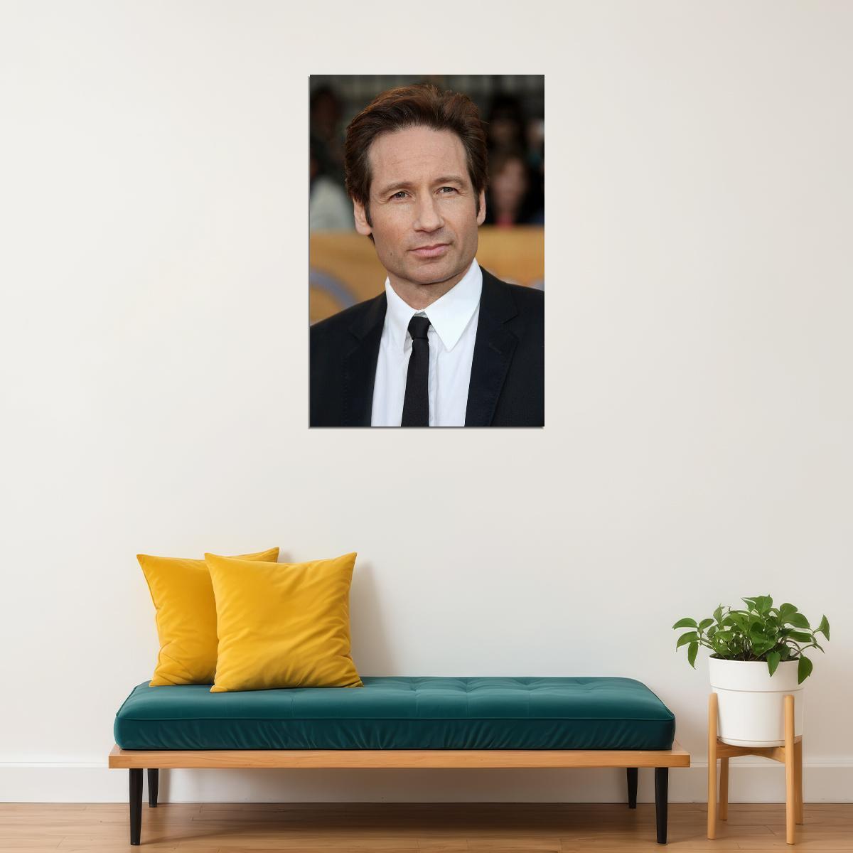 David Duchovny American Tv And Movie Actor Poster Wall Art Print Home Wall Decor