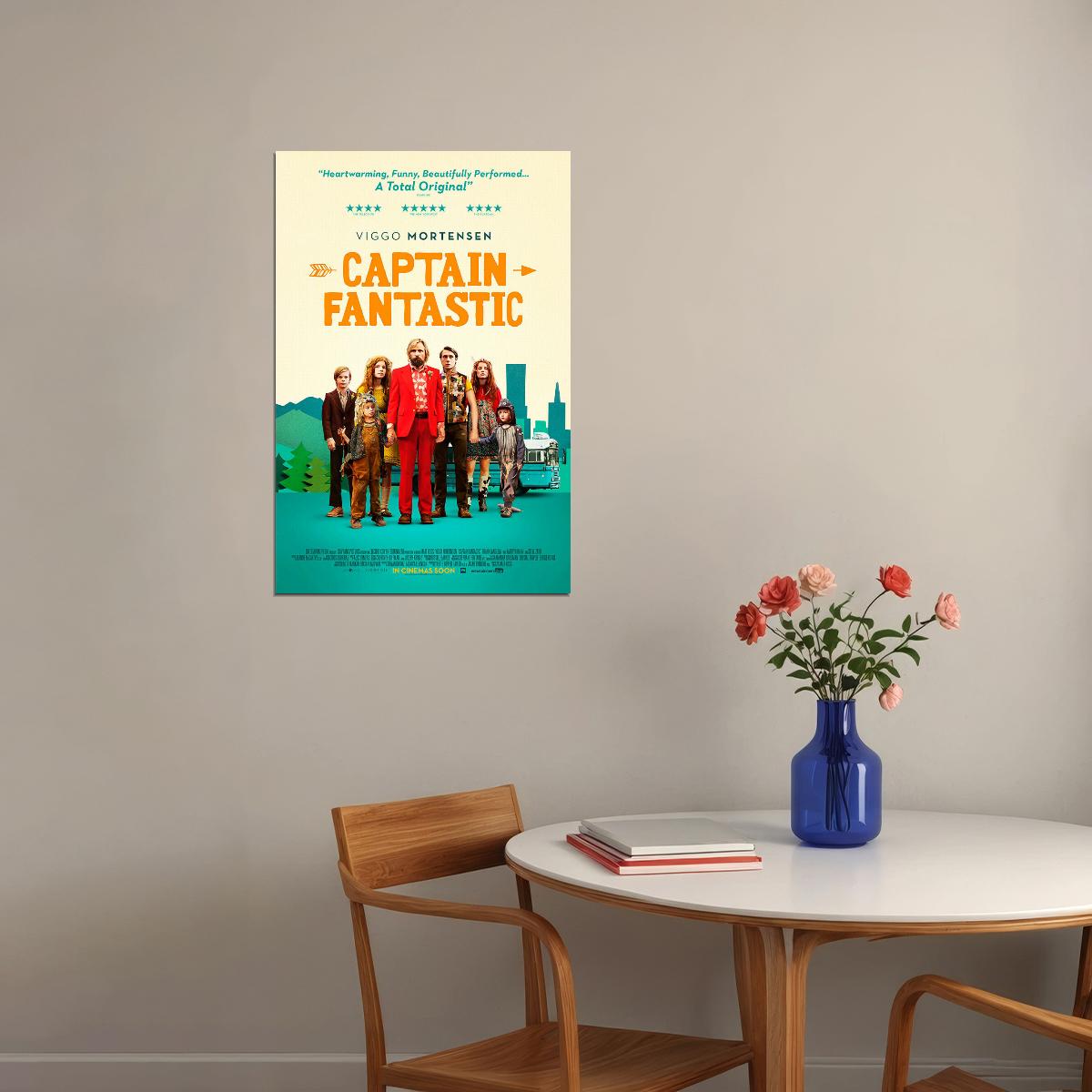 Captain Fantastic Classic Movie Poster Wall Art Print Home Wall Decor