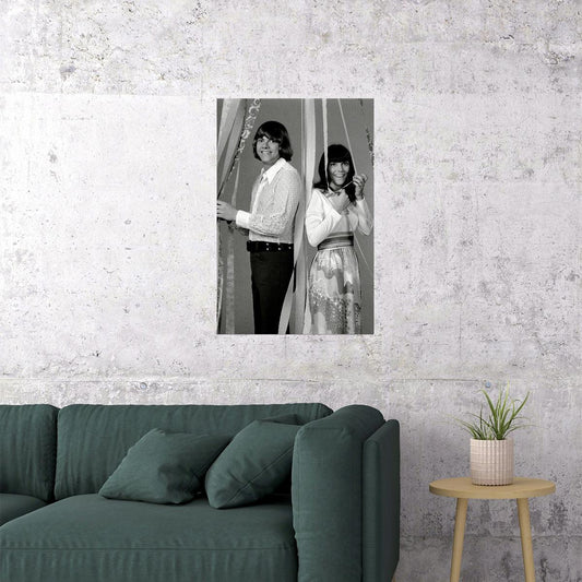 Richard And Karen Carpenter Musicians Poster Wall Art Print Home Wall Decor