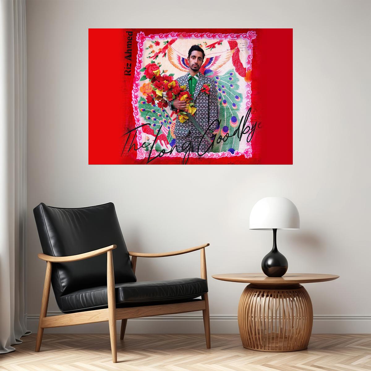 Actor Riz Ahmed The Long Goodbye Music Album Poster Wall Art Print Home Wall Decor