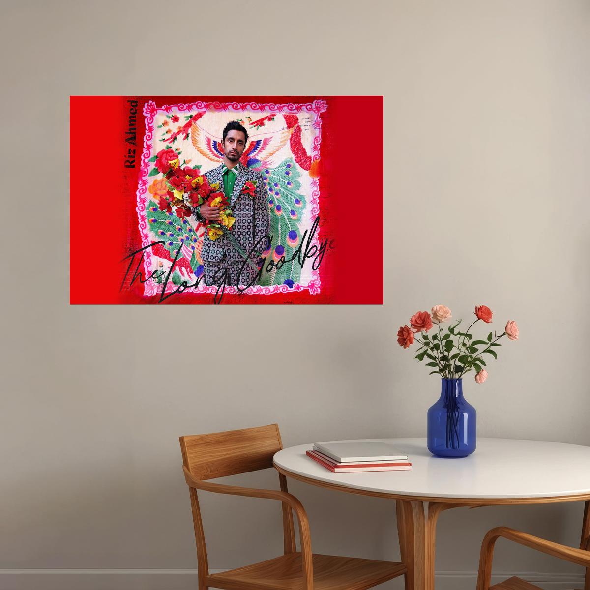 Actor Riz Ahmed The Long Goodbye Music Album Poster Wall Art Print Home Wall Decor
