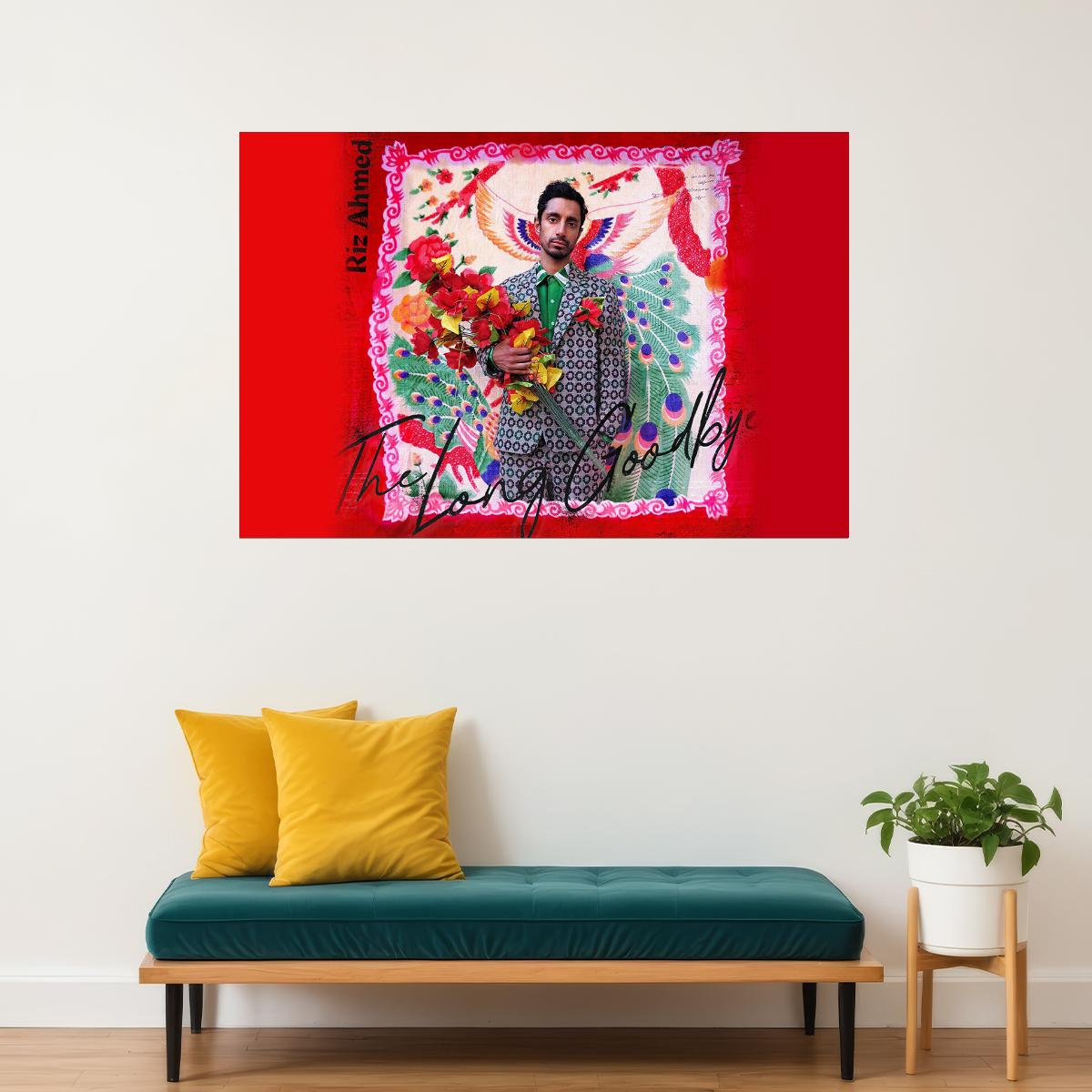 Actor Riz Ahmed The Long Goodbye Music Album Poster Wall Art Print Home Wall Decor
