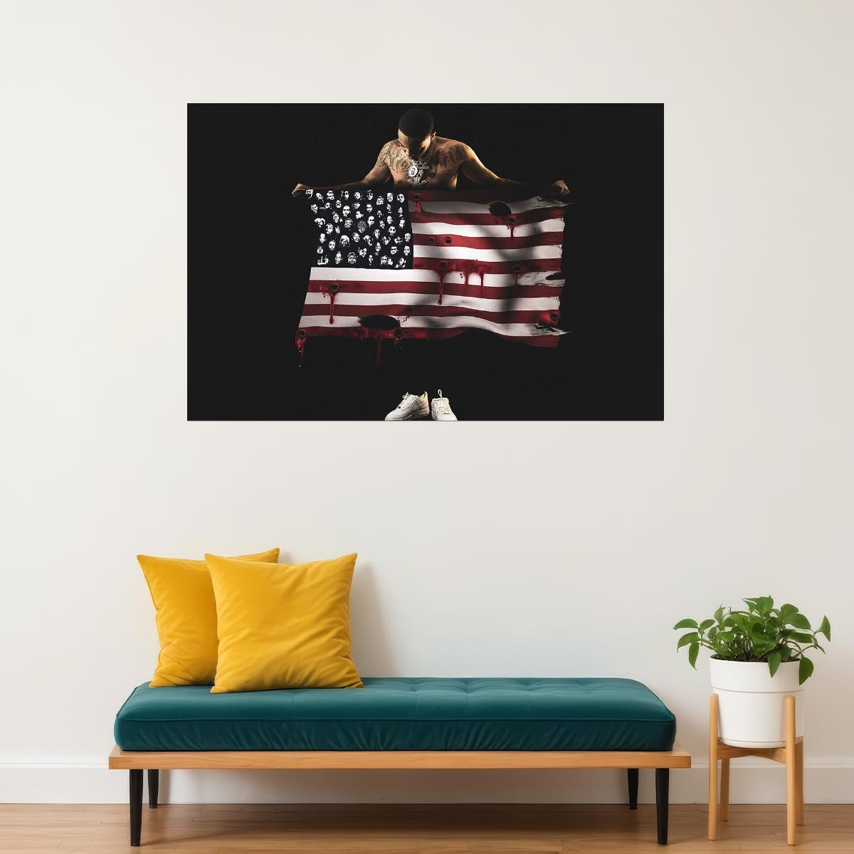 G Herbo American Rappe Ptsd Music Event Poster Wall Art Print Home Wall Decor