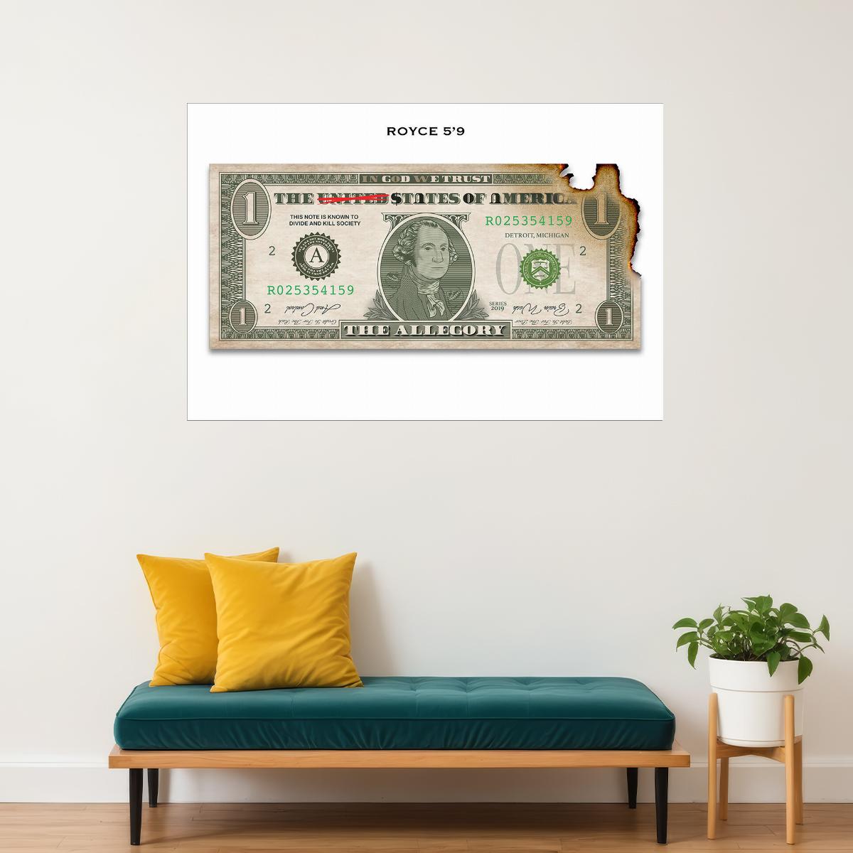 Rapper Royce Da 5'9" The Allegory Music Album Poster Wall Art Print Home Wall Decor