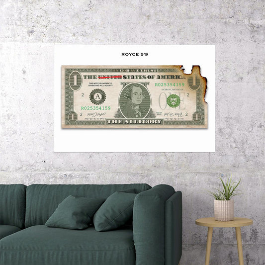 Rapper Royce Da 5'9" The Allegory Music Album Poster Wall Art Print Home Wall Decor