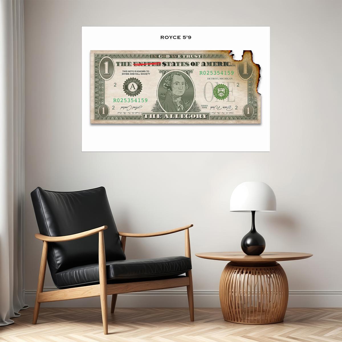 Rapper Royce Da 5'9" The Allegory Music Album Poster Wall Art Print Home Wall Decor