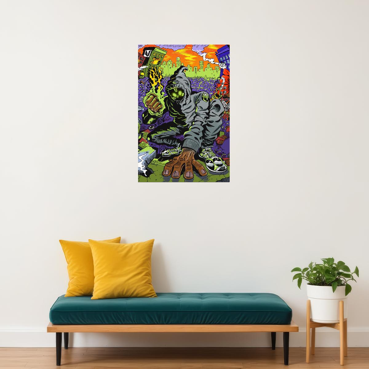 Denzel Curry Singer Unlocked Music Album Poster Wall Art Print Home Wall Decor