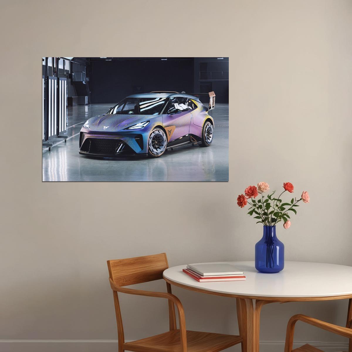 Cupra Urban Rebel Spanish Car Sport Model Poster Wall Art Print Home Wall Decor