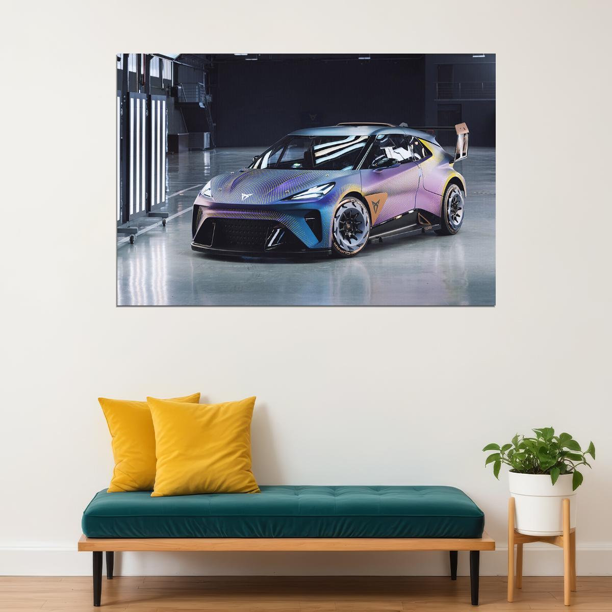 Cupra Urban Rebel Spanish Car Sport Model Poster Wall Art Print Home Wall Decor