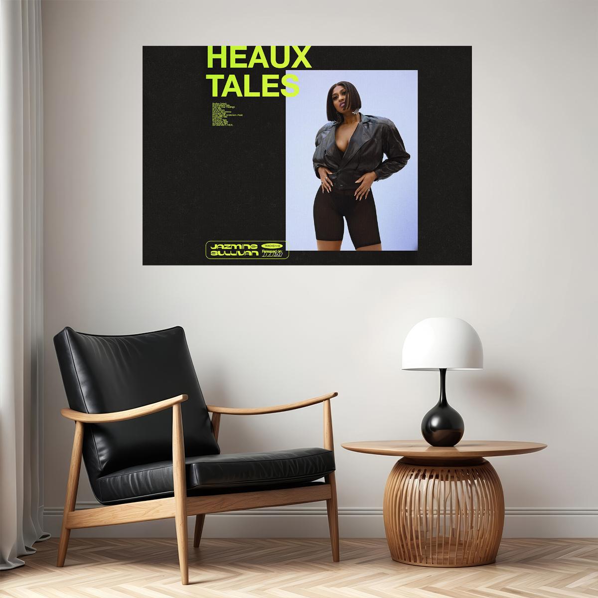 Jazmine Sullivan Heaux Tales Music Album Poster Wall Art Print Home Wall Decor