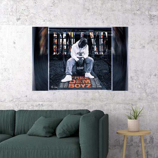 42 Dugg Rapper Free Dem Boyz Music Album Poster Wall Art Print Home Wall Decor