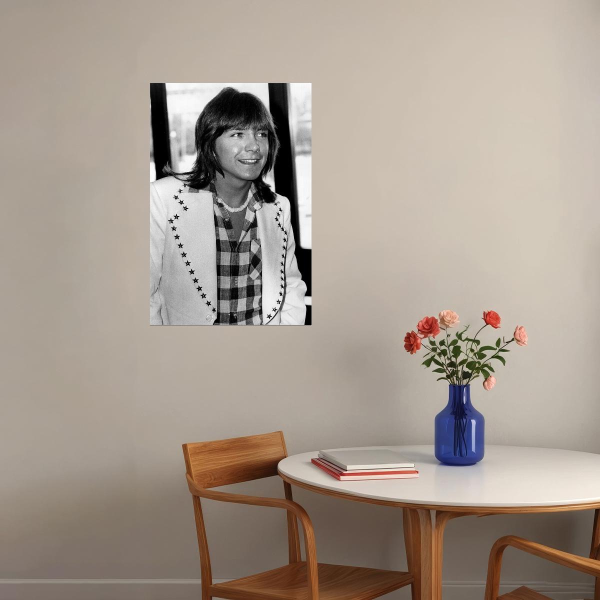 Actor David Cassidy Smiling Songwriter Musician Poster Wall Art Print Home Wall Decor