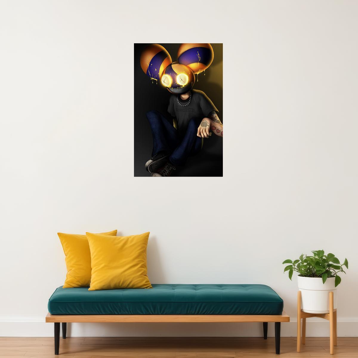 Deadmause Music Producer And Artist Poster Wall Art Print Home Wall Decor