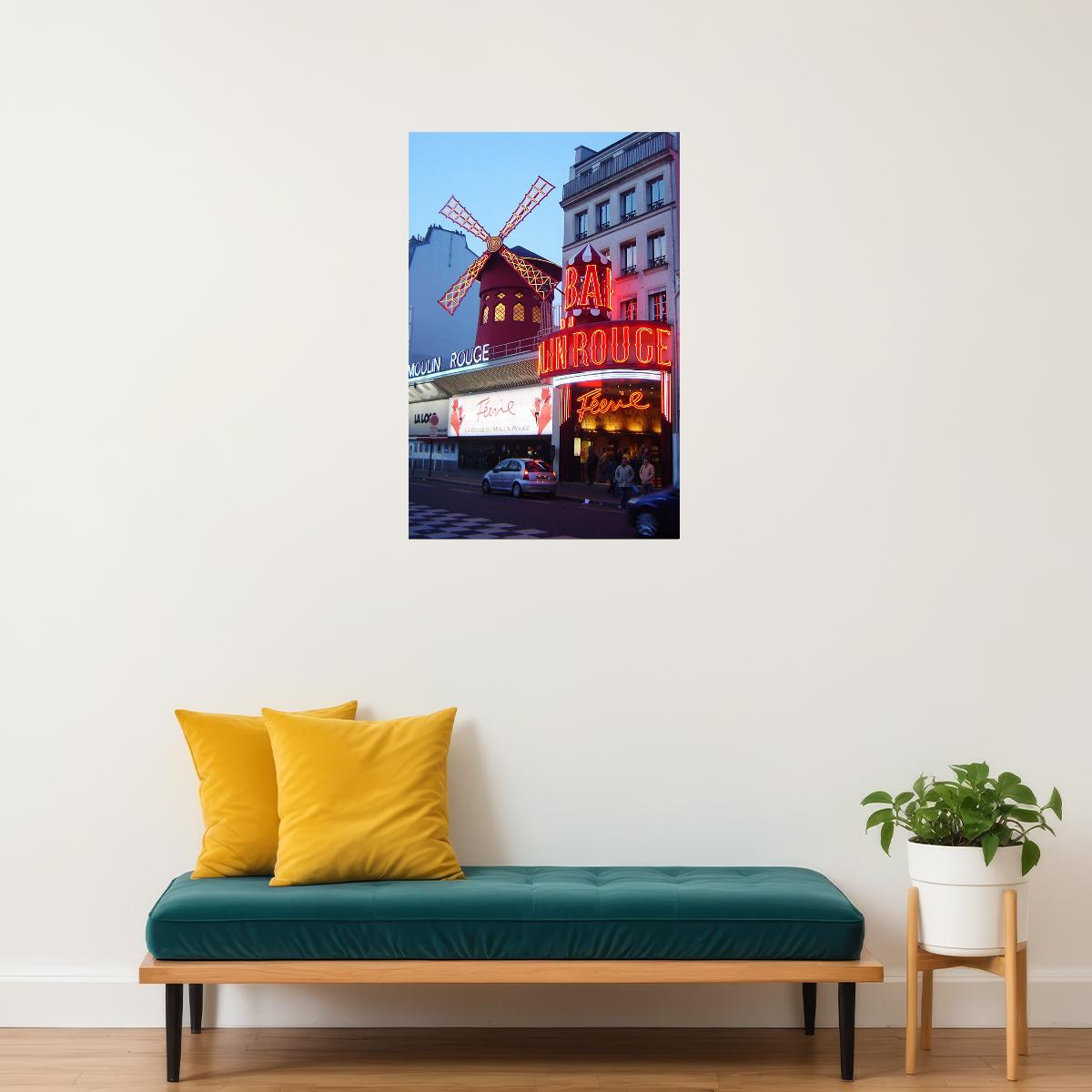 Moulin Rouge Drama Musical Movie Poster Wall Art Print Home Wall Decor