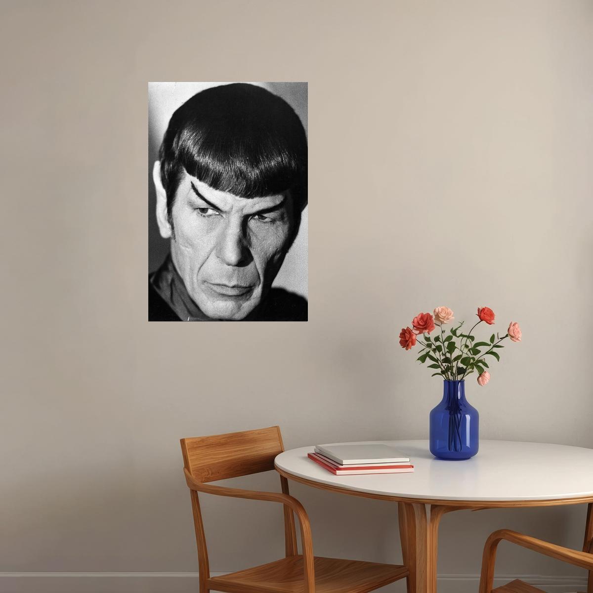 Leonard Nimoy As Mr Spock Director Musician Poster Wall Art Print Home Wall Decor