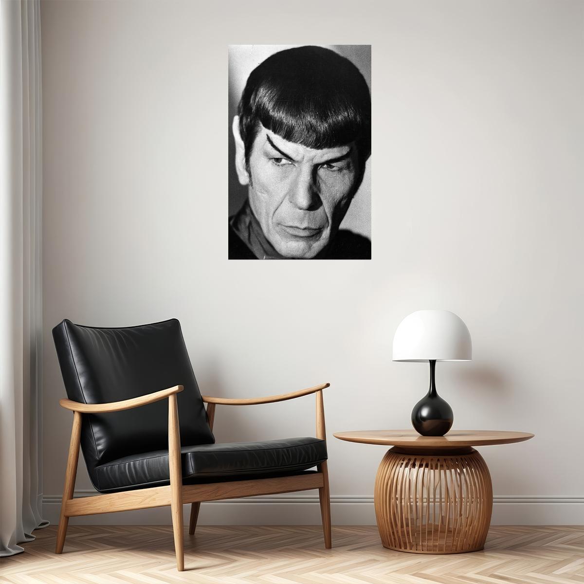 Leonard Nimoy As Mr Spock Director Musician Poster Wall Art Print Home Wall Decor