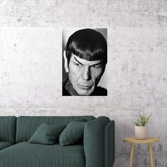 Leonard Nimoy As Mr Spock Director Musician Poster Wall Art Print Home Wall Decor