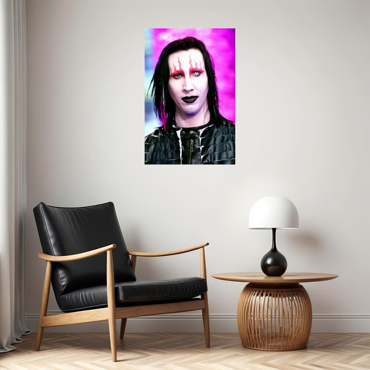 Marilyn Manson Actress Rock Musician Poster Wall Art Print Home Wall Decor