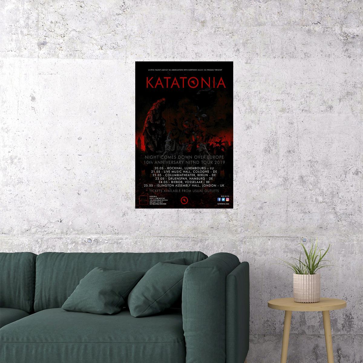 Night Is The New Day Rock Music Album Poster Wall Art Print Home Wall Decor
