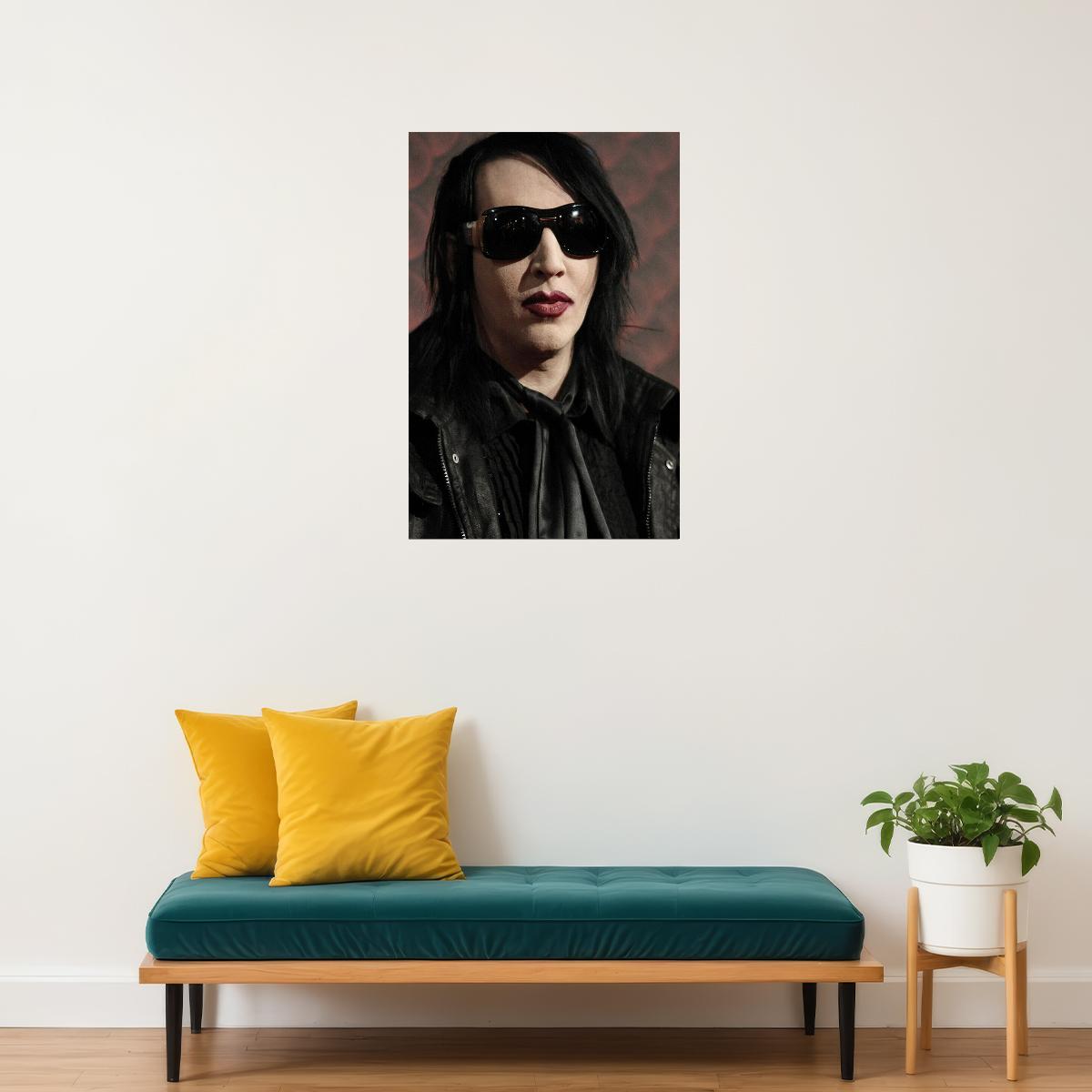 Marilyn Manson Rock Musician Poster Wall Art Print Home Wall Decor