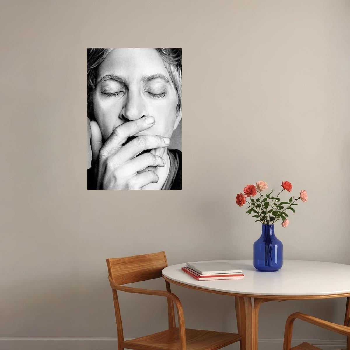 Man Yawning Music Band Poster Wall Art Print Home Wall Decor