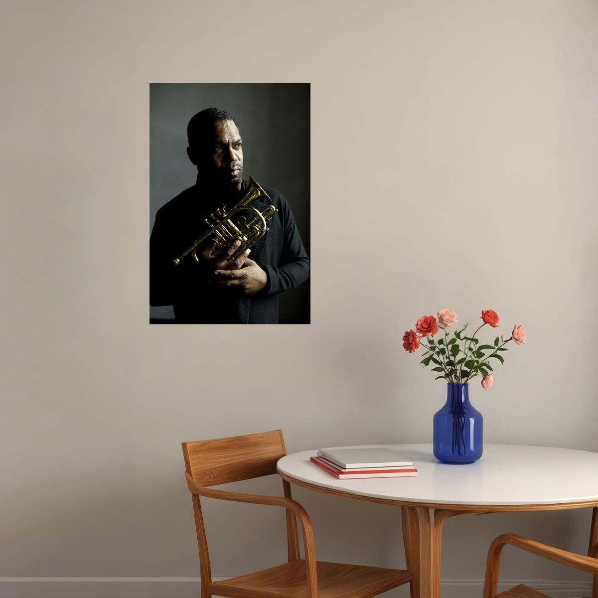 Jazz Musician Byron Wallen Poster Wall Art Print Home Wall Decor